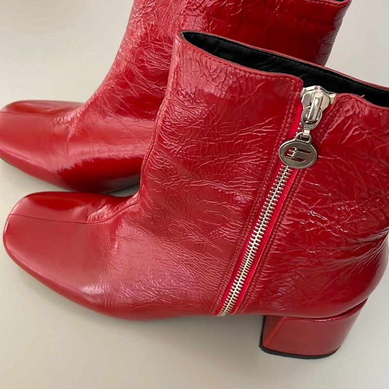 Bota Carmim 36 Vermelha Bota Feminina Carmim Nunca Usado