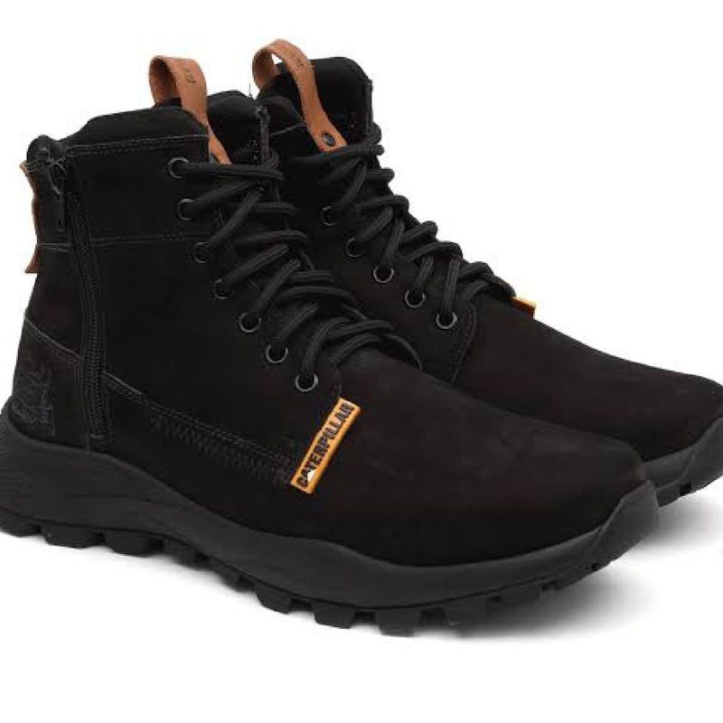 Bota Caterpillar Tenis Leve Coturno Couro Legitimo Promoção.