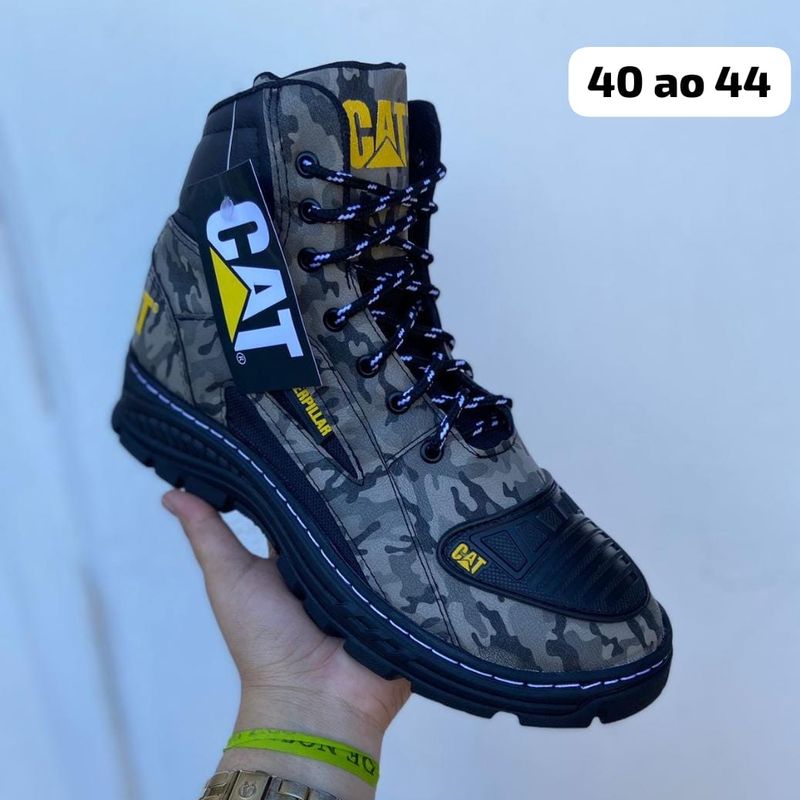 Bota Caterpillar Impermeável Couro | Bota Feminina Cater Nunca Usado  74584460 | enjoei