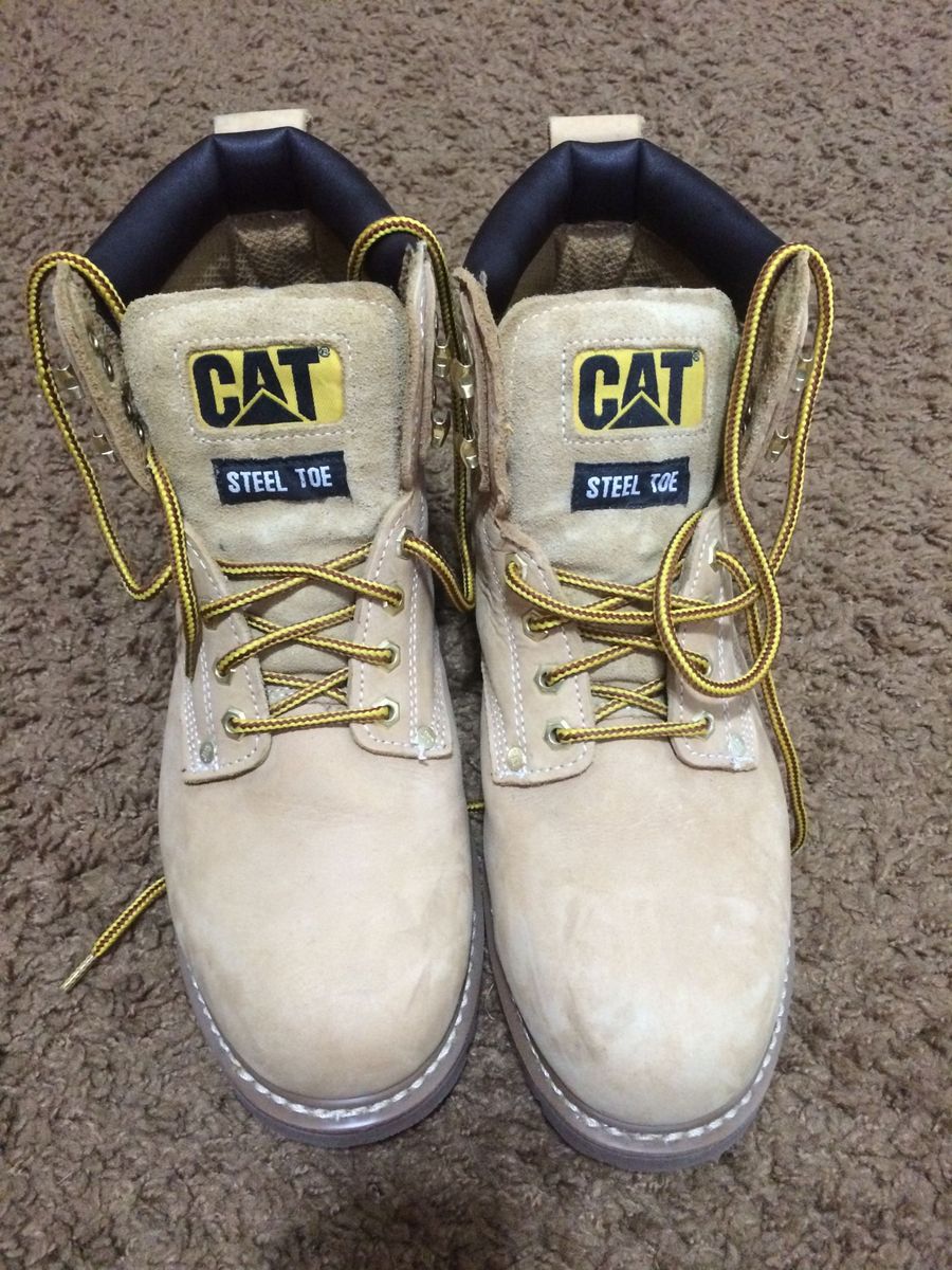 bota caterpillar com bico de aço