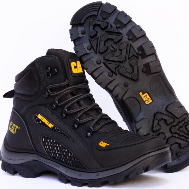 Bota Caterpillar Masculino De Couro Legitimo Nobuck (720) - Devita Store