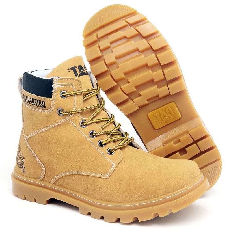 Bota Caterpillar Original Masculina Couro