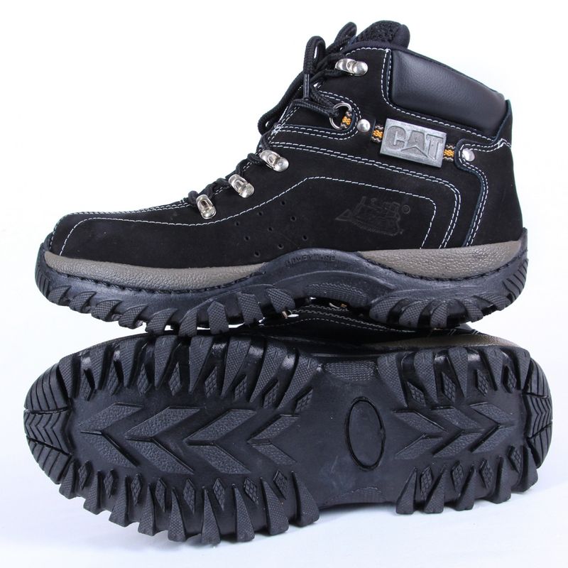 Bota Caterpillar Original Em Couro Botina Adventure Trilha Promoção Envio  Imediato - Escorrega o Preço