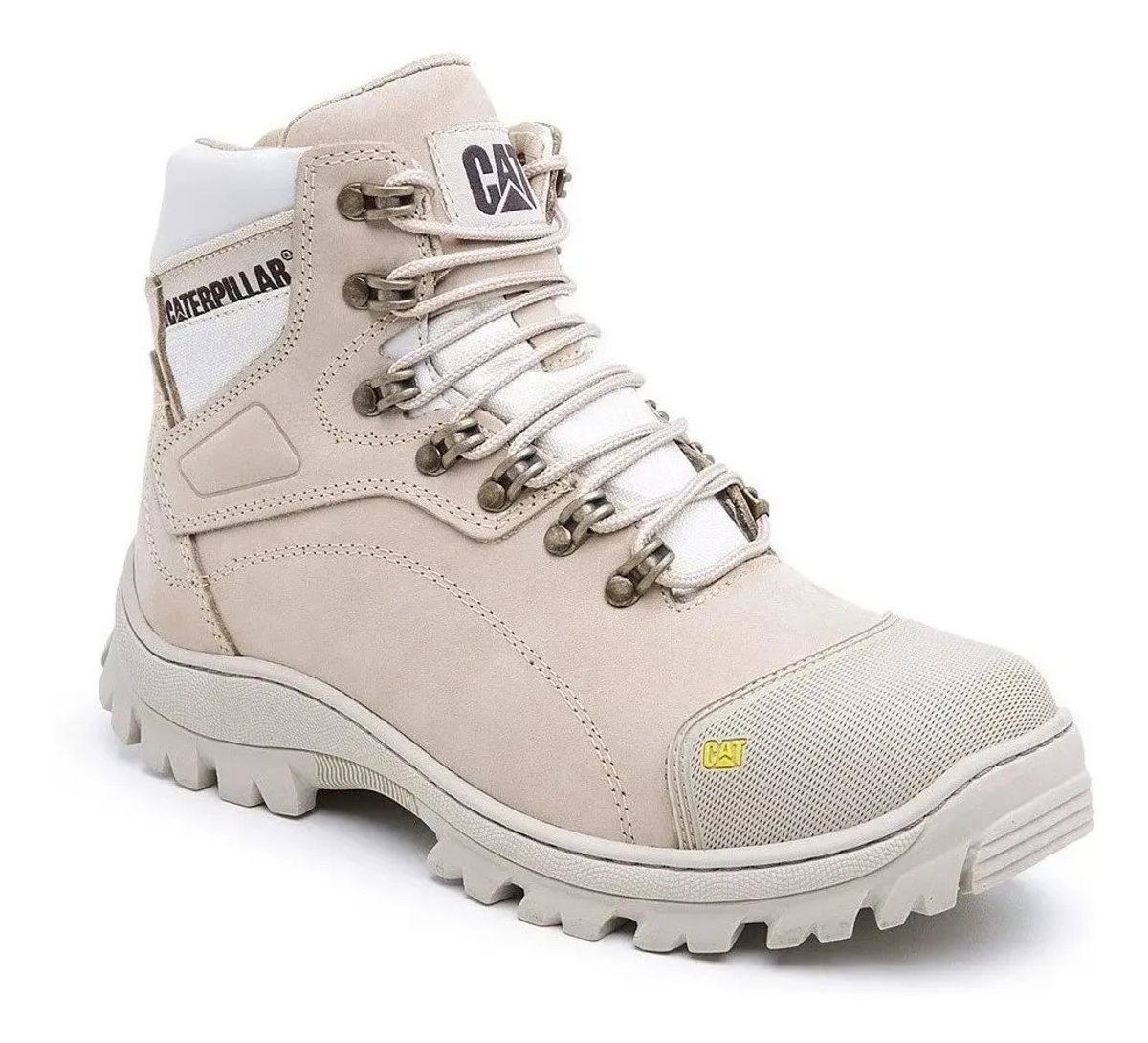 Bota Masculina Caterpillar Em Couro Legitimo Lançamento