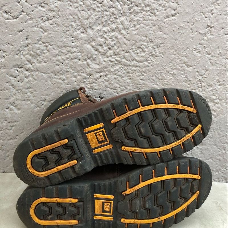 Bota caterpillar bico de best sale aço original