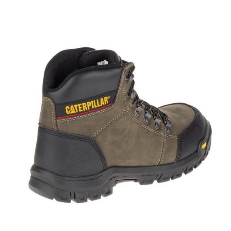 Bota industrial masculina impermeável com bico de aço da Caterpillar