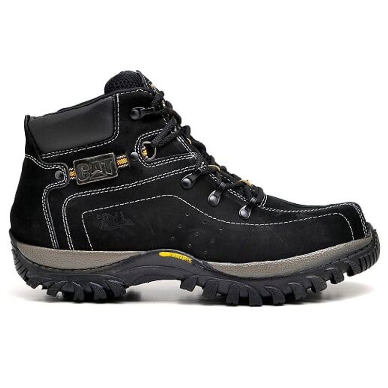 Bota store caterpillar preta