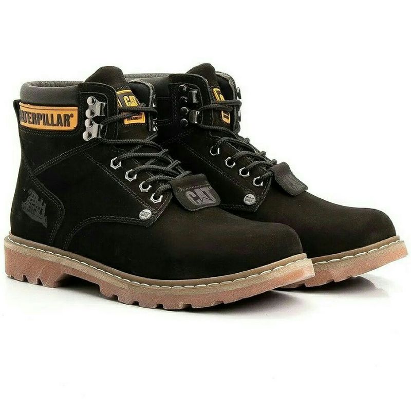 Bota caterpillar feminina, Em couro - Império das botas