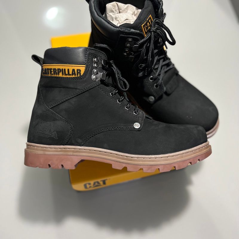 Bota caterpillar second shift hot sale preta