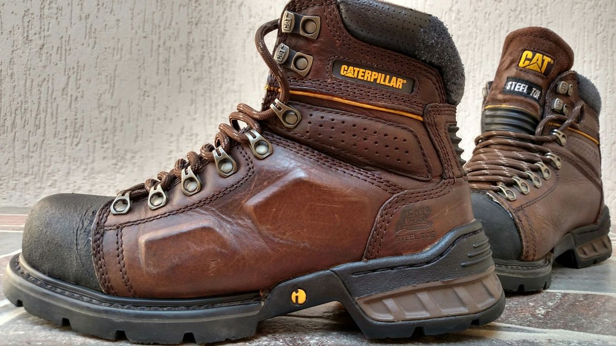 bota caterpillar bico de aço