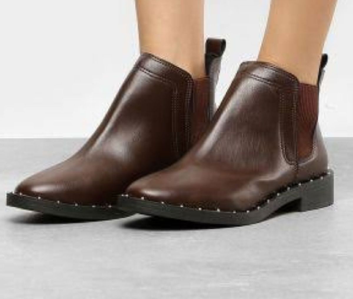 bota chelsea feminina moleca