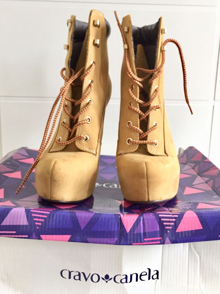 botas femininas cravo e canela