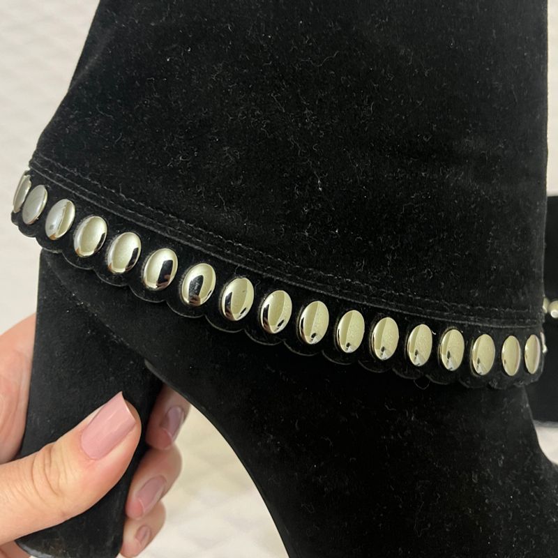 Bota beira store rio tachas preta