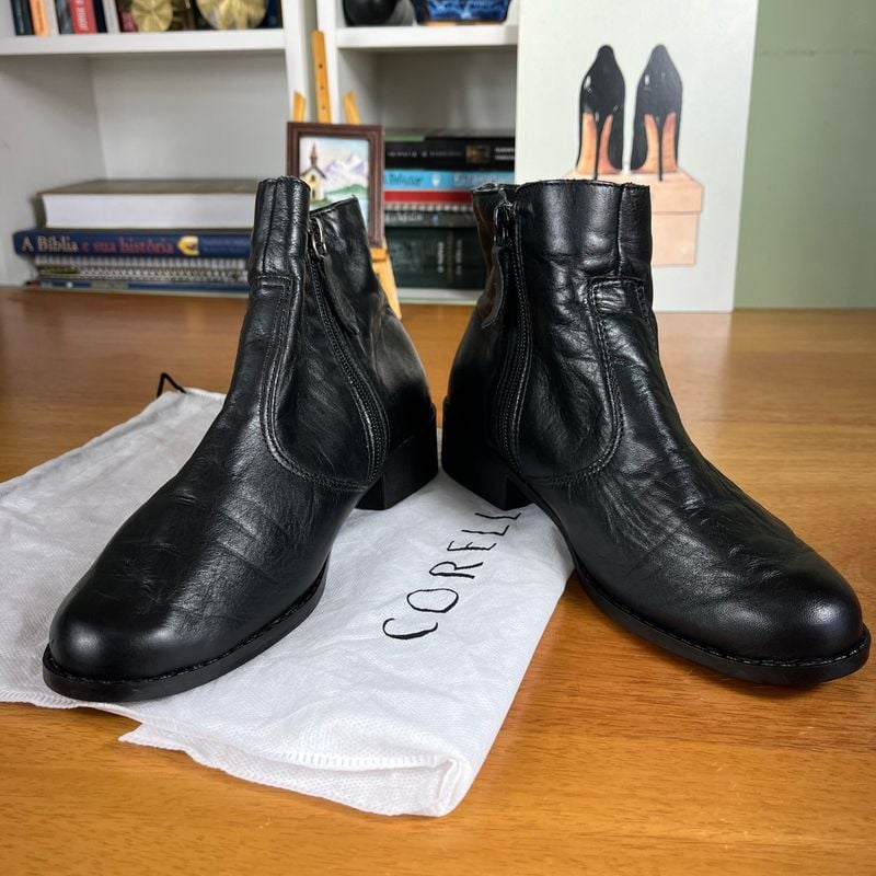Bota Corello em Couro Legítimo Bota Feminina Corello Usado