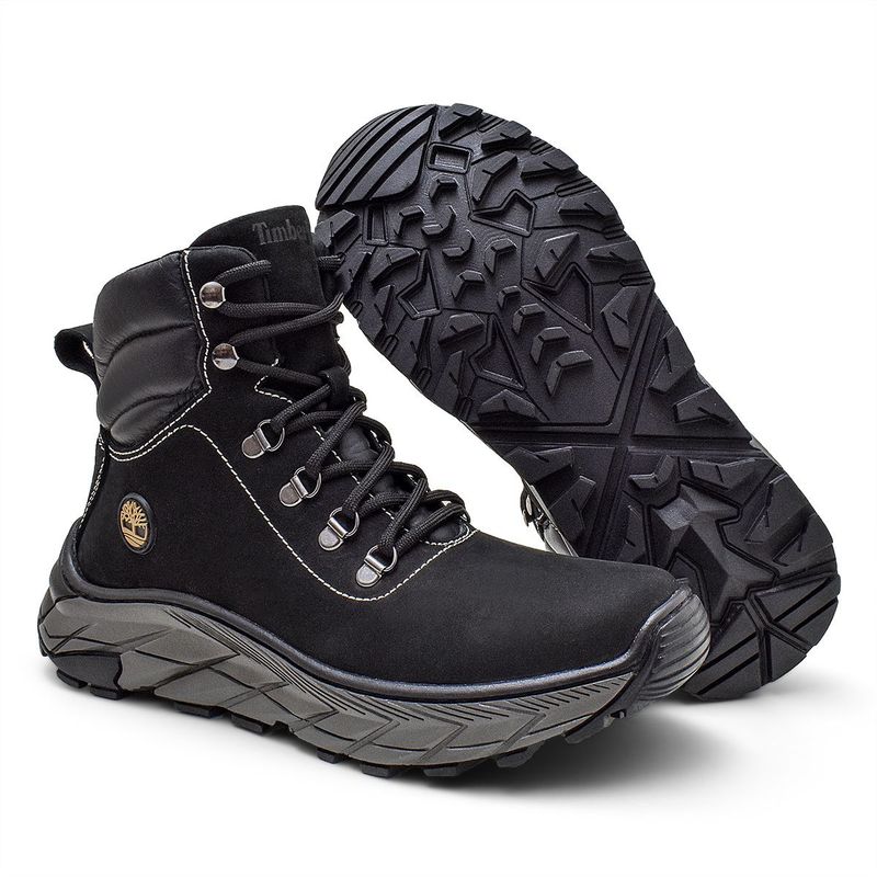 Coturno timberland hot sale preto