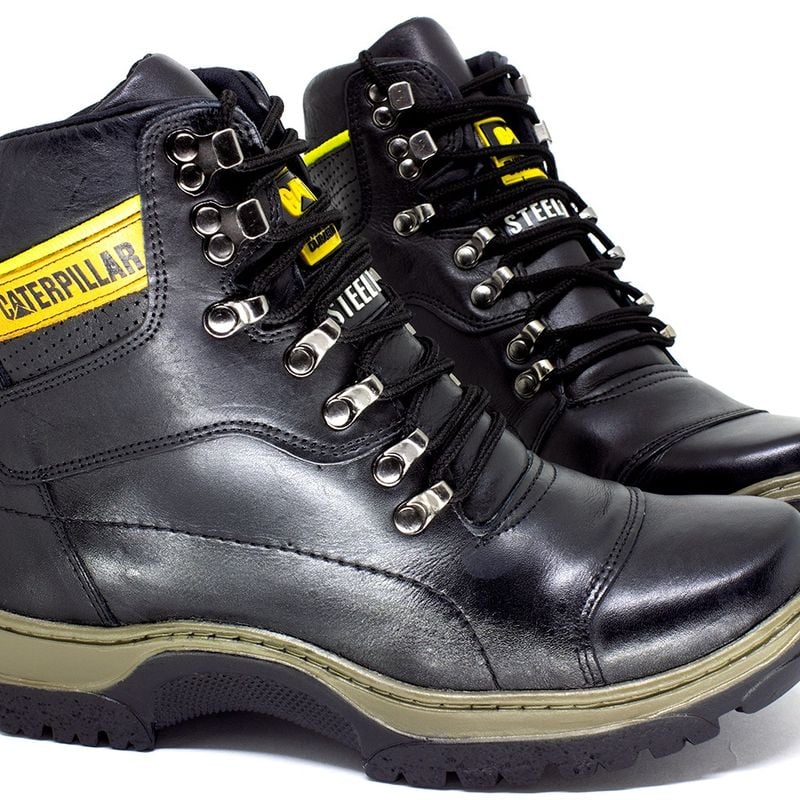 Bota Coturno Caterpillar Em Couro Original - Pegar Ou Largar - R$ 125,90 em Mercado  Livre