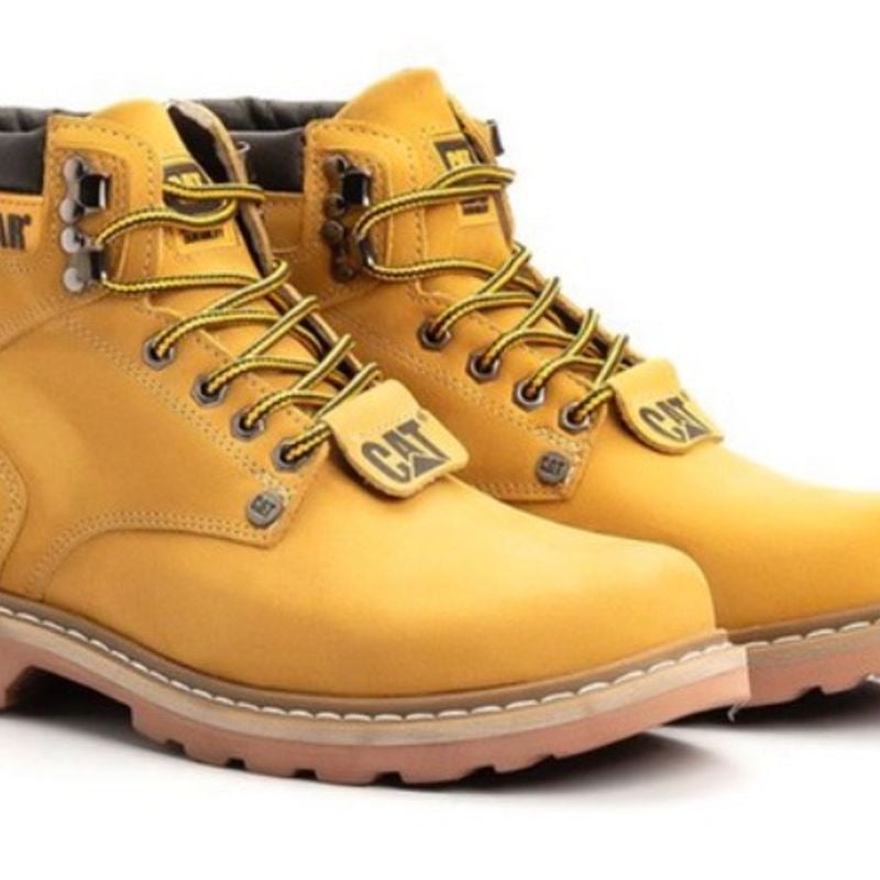 Bota Coturno Caterpillar Adventure Original Amarelo