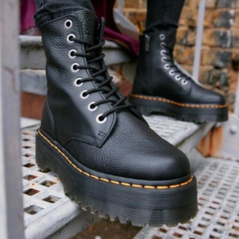 Bota Coturno Dr Martens Couro Legítimo Plataforma Nova Bota Feminina Doc  Nunca Usado 110511084 enjoei