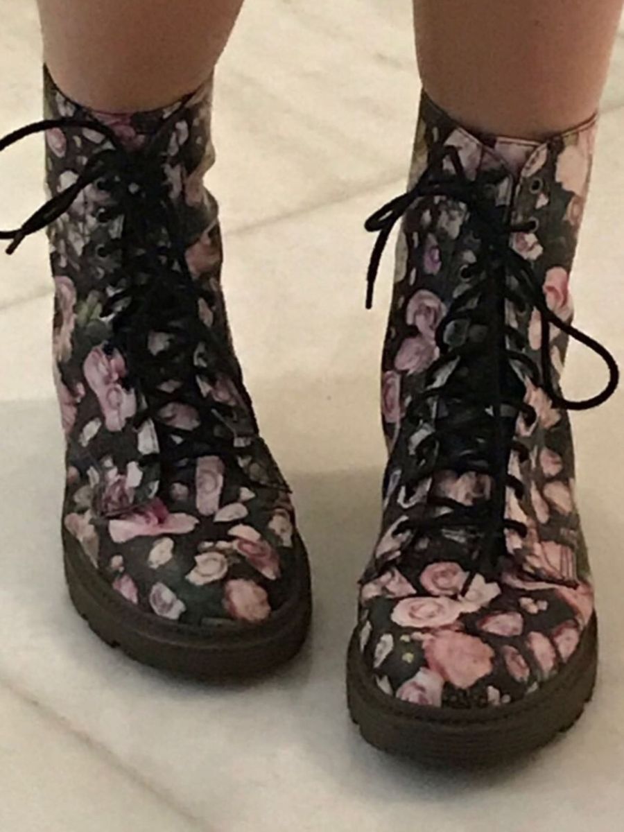 coturno estampado