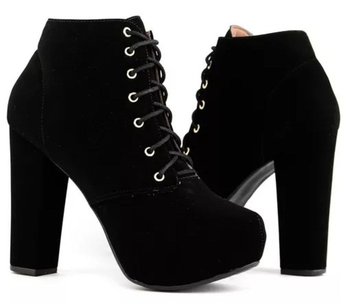 bota coturno feminina vizzano