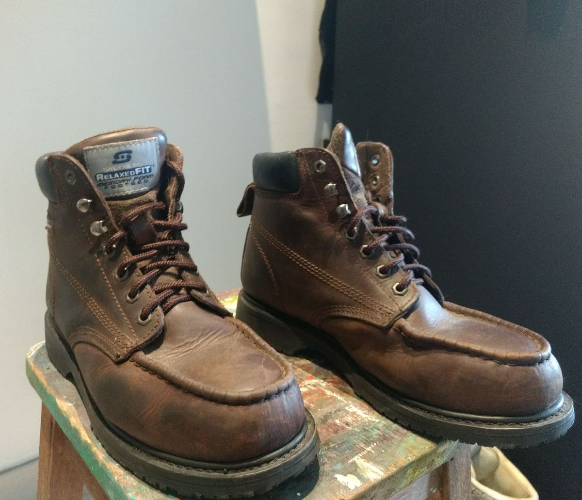bota skechers masculina