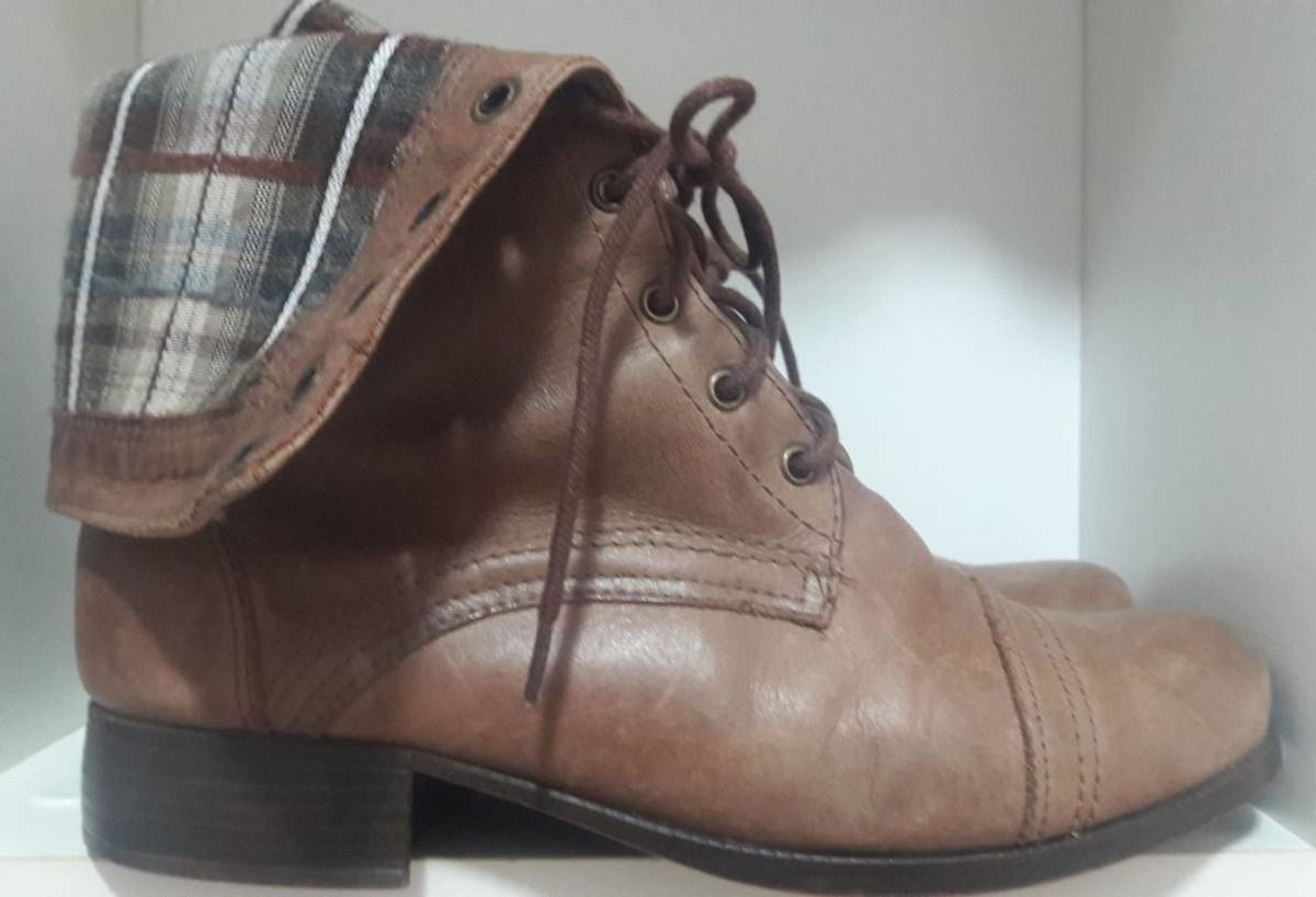 bota coturno bottero marrom