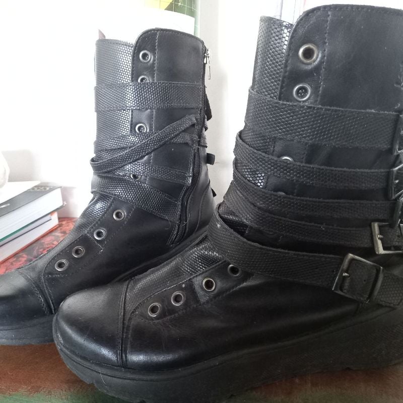 Coturno Botas Bota Side Walk Feminina Bota Coturno Side Walk Bota - Main Image