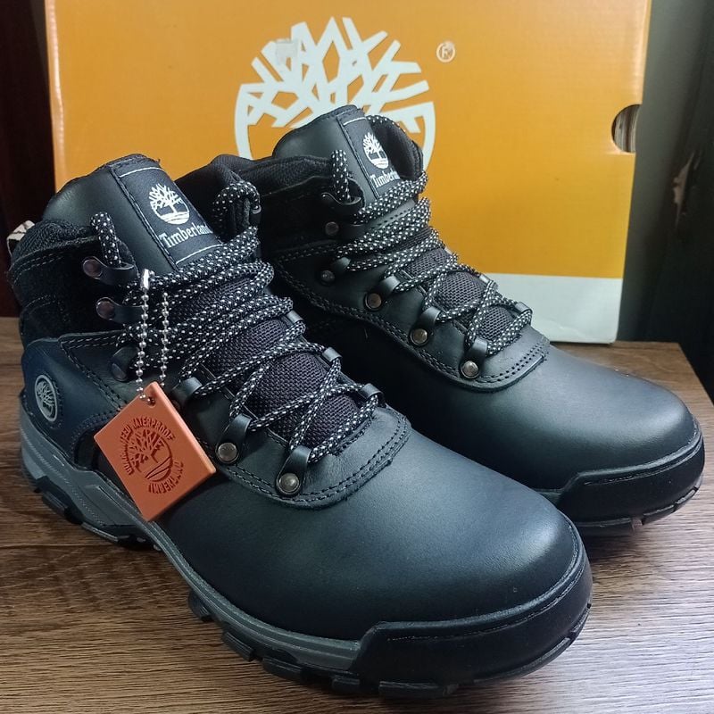 Black Timberland Feminina Preta Bota Adventure Bota Nobuck