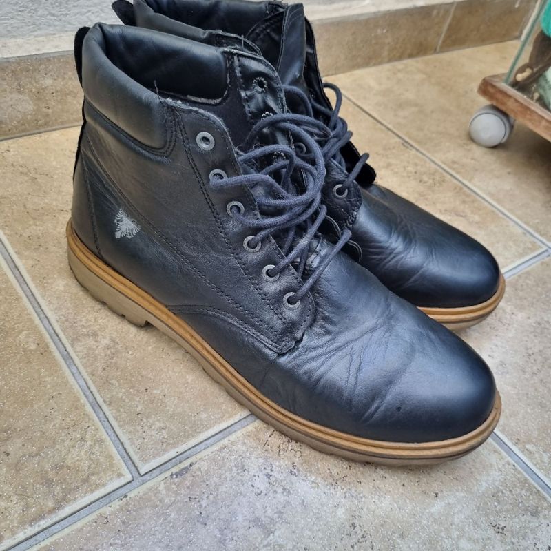 Bota Couro Coturno Cavalera Bota Masculina Cavalera Usado