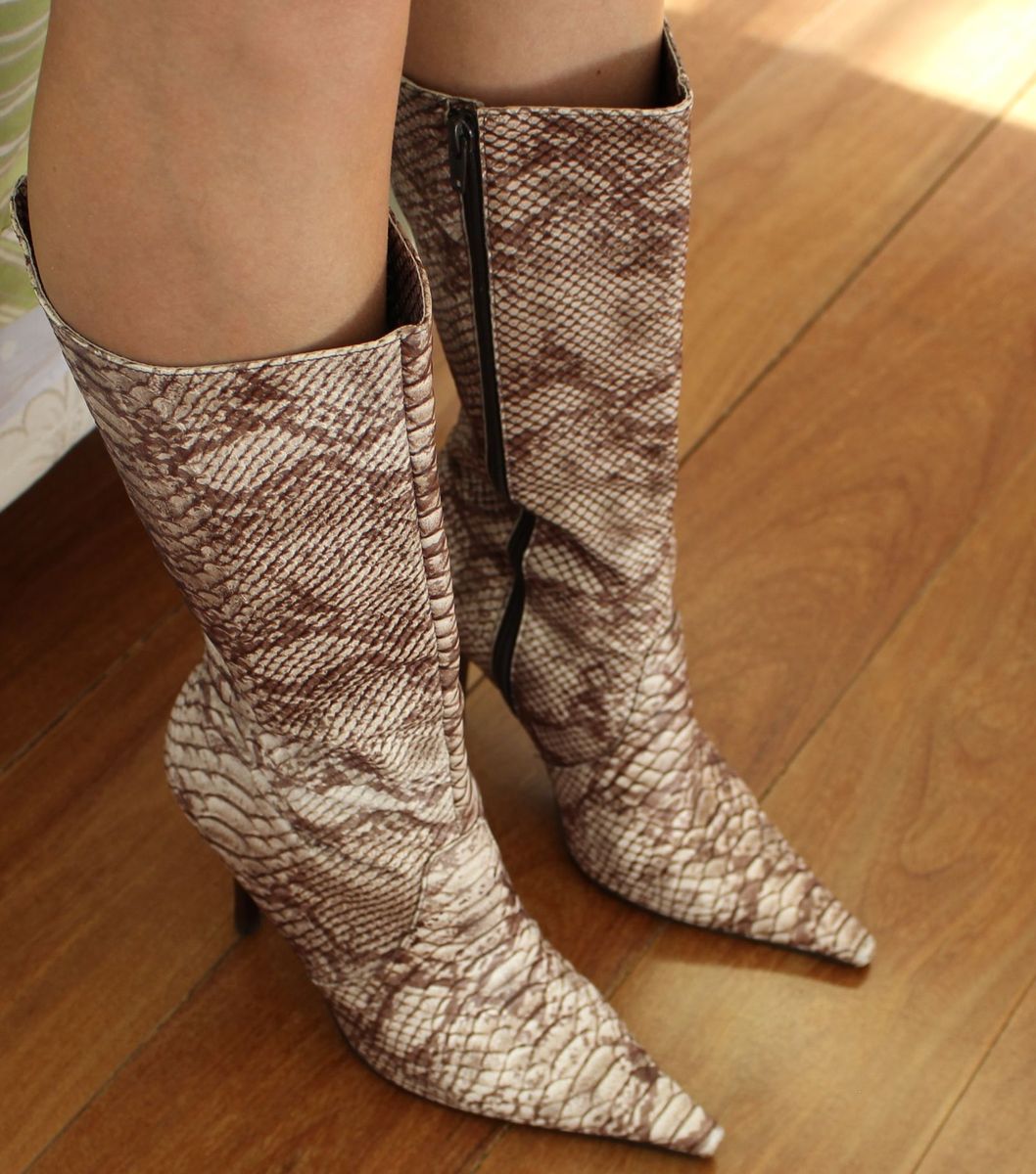 botas de cobra femininas