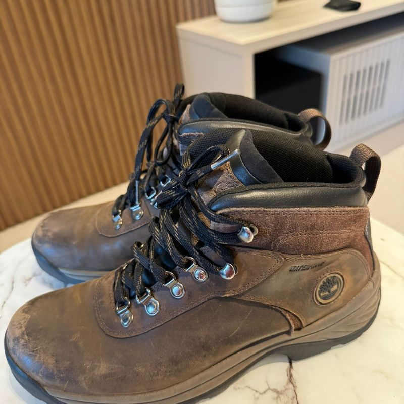 Bota Couro Impermeável Timberland Bota Masculina Timberland Usado  95813932 enjoei