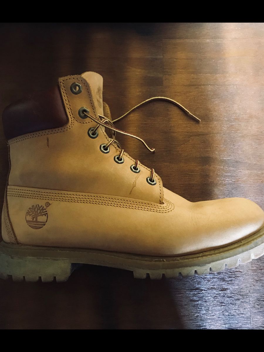 bota masculina timberland yellow boot 6 premium wp marrom