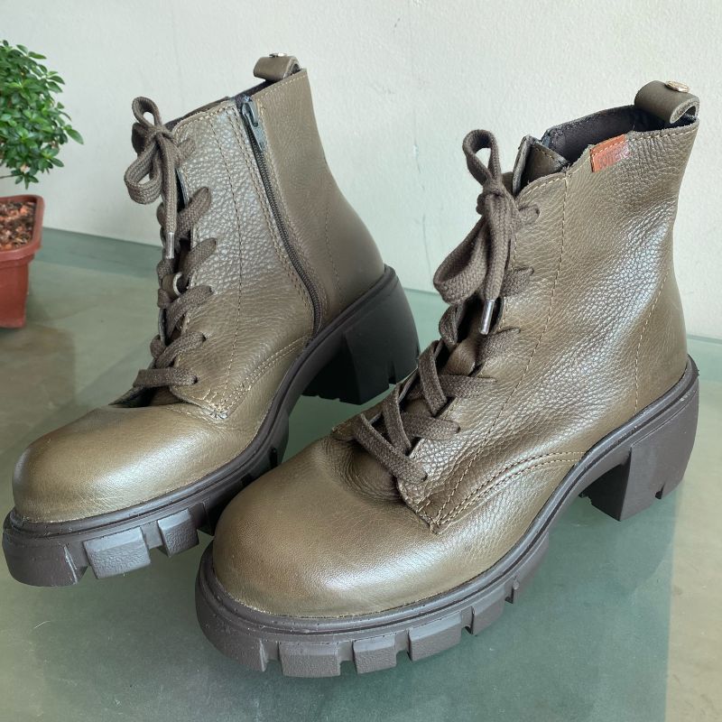 Bota bottero couro store militar