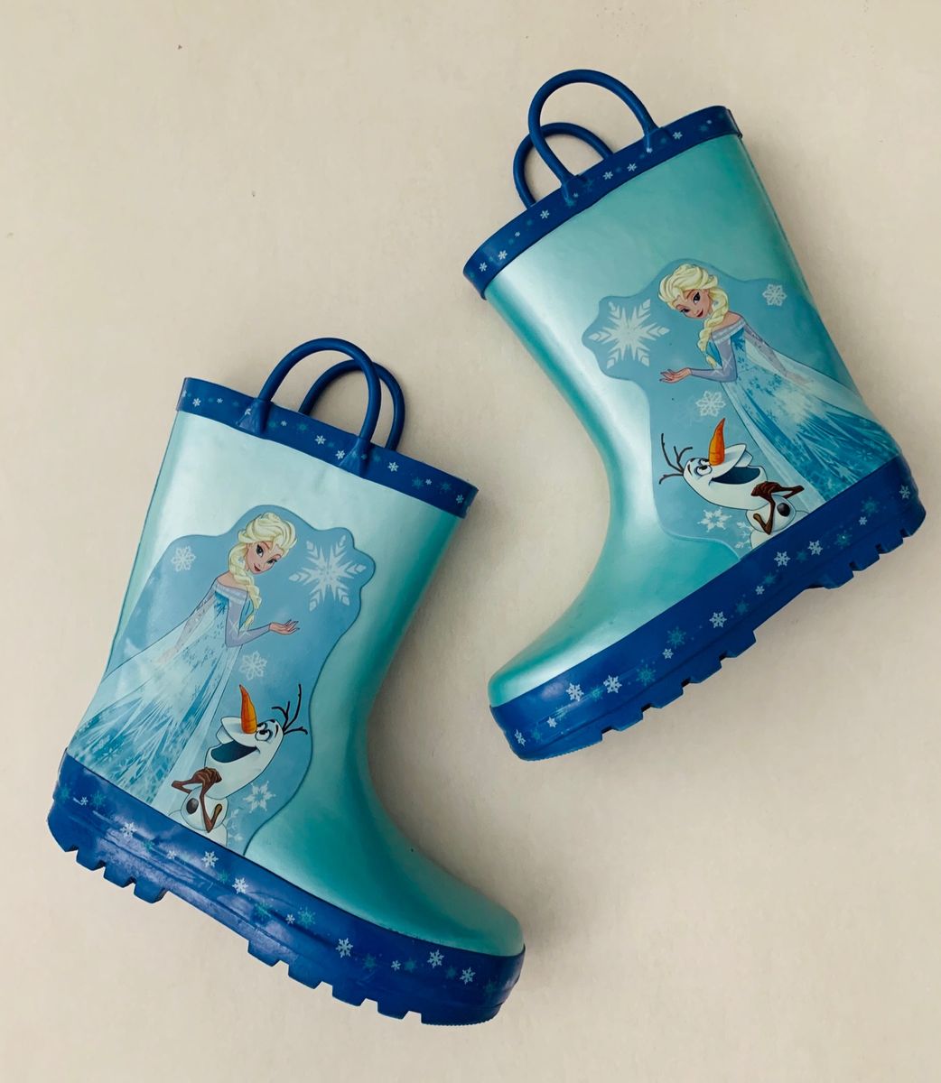 bota de chuva infantil frozen