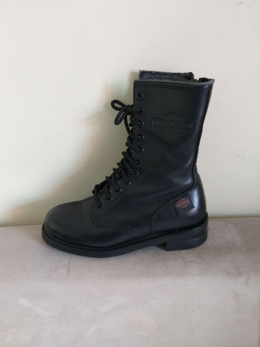 Bota De Couro Leg Timo Harley Davidson Motorcycles Bota Feminina Harley Davidson Usado