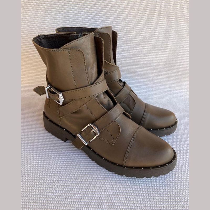 Botas side sales walk feminina