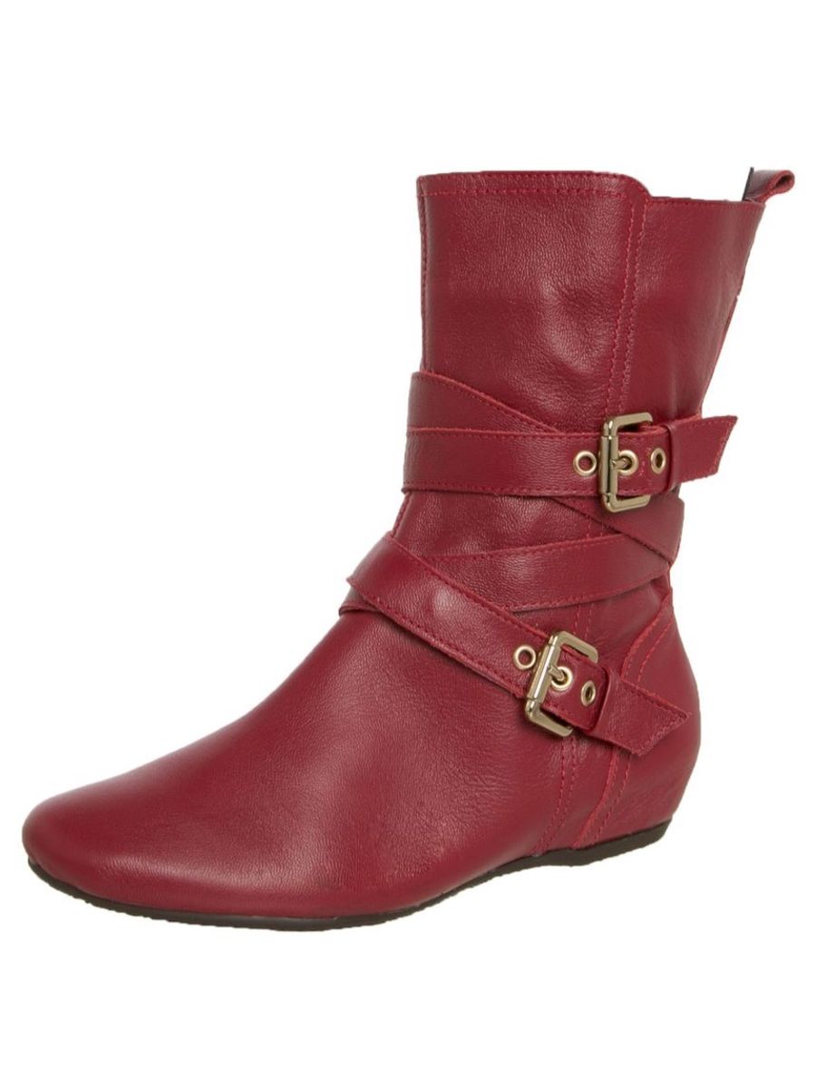 botas de couro feminina usaflex