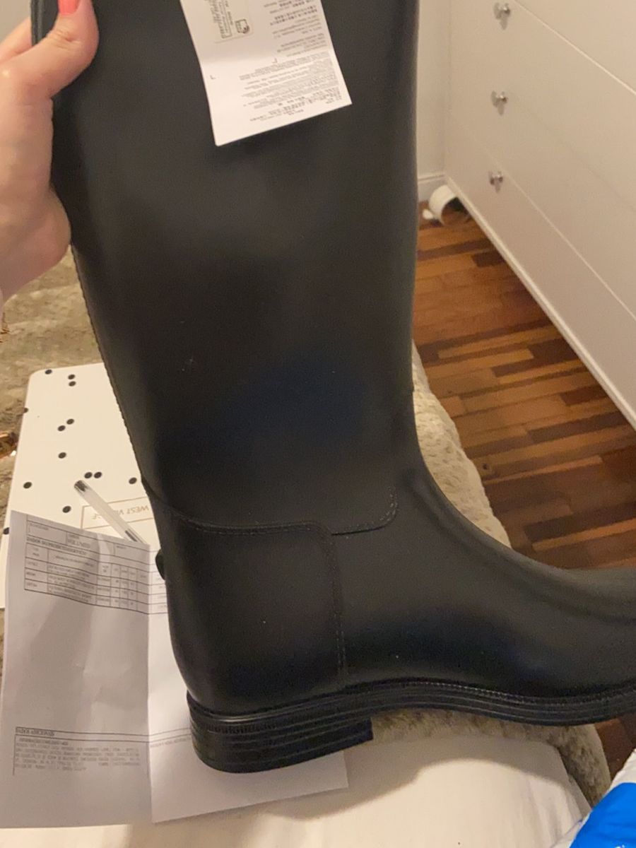 Bota de Hipismo com Etiqueta Bota Feminina Decathlon Nunca Usado