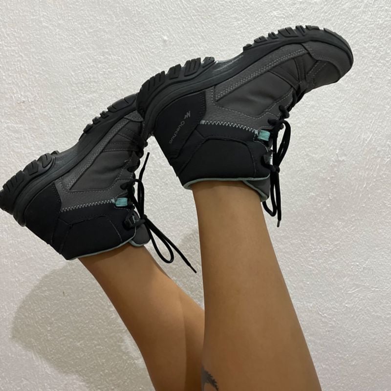 Bota de Trilha Quechua Decathlon 36 Bota Feminina Quechua Usado