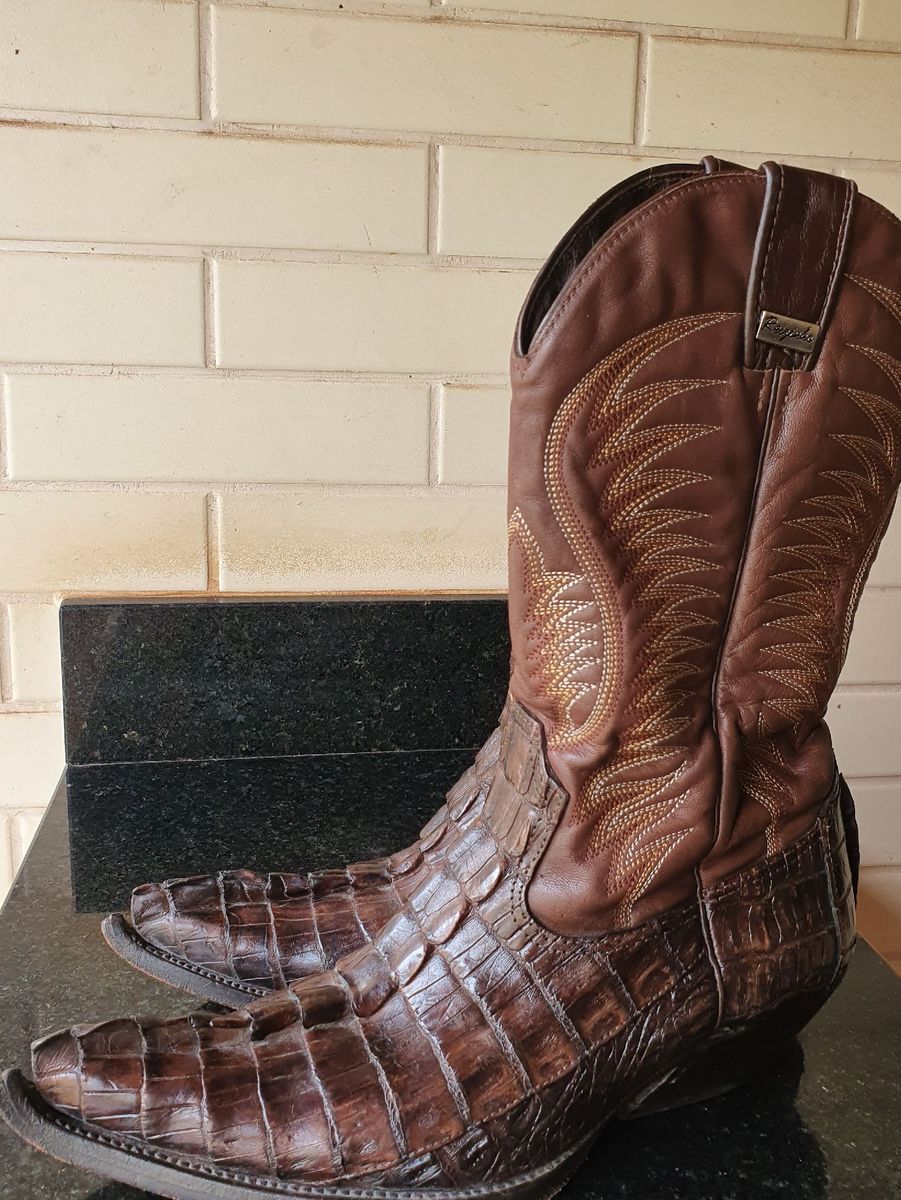 reizinho botas couro de arraia