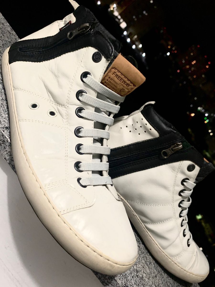 bota masculina couro freeway