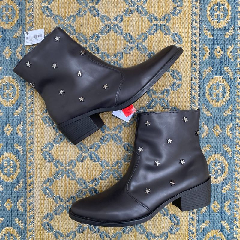 Bota Estrelas Renner Calçados Femininos Renner Nunca Usado