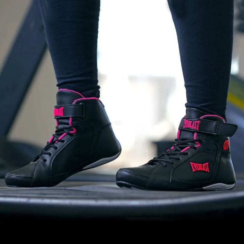 Bota Everlast Jump Preto e Pink para Academia Treinos Fitness -35% Off |  Bota Feminina Everlast Nunca Usado 87476690 | enjoei