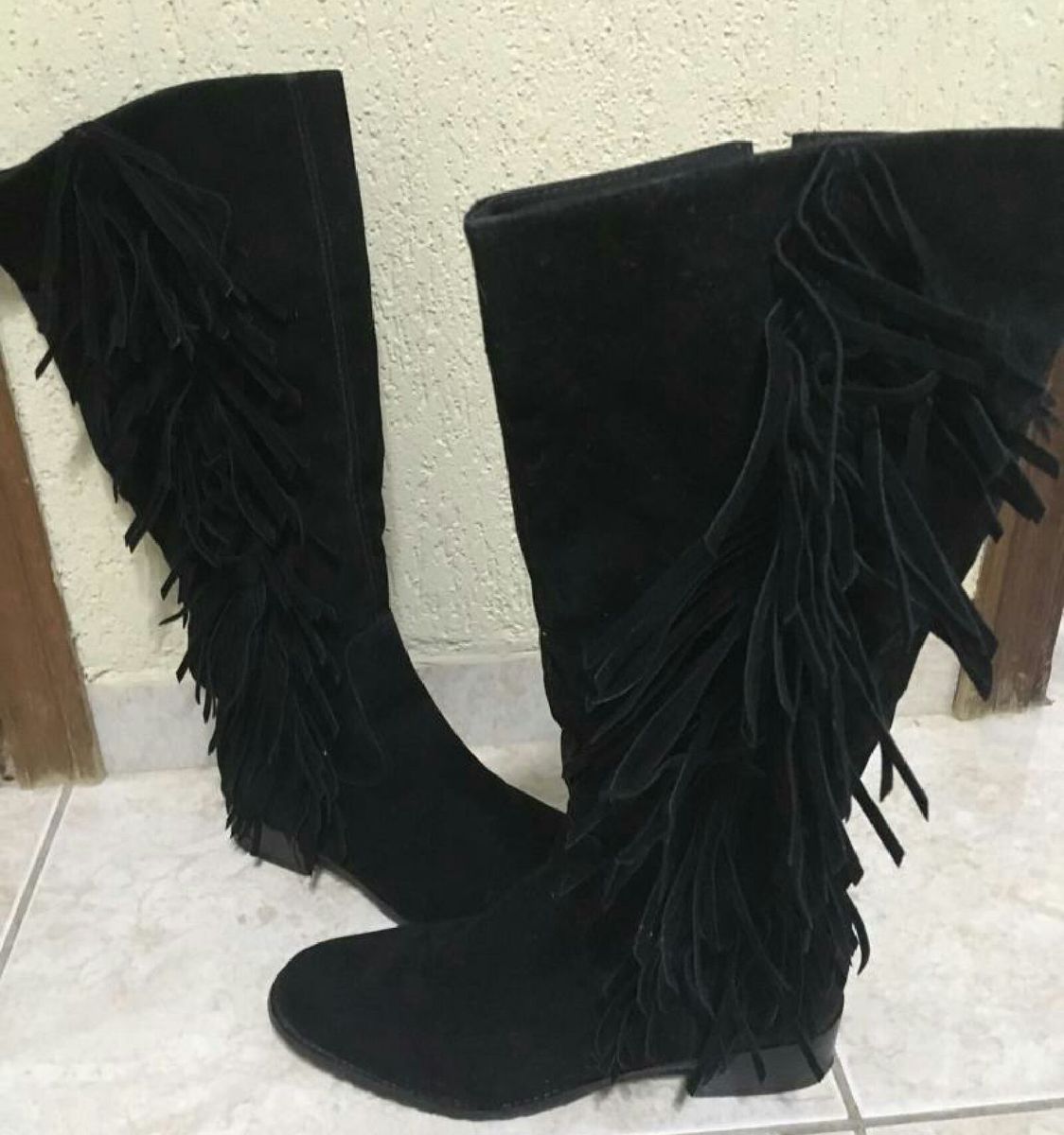 botas femininas de camurça