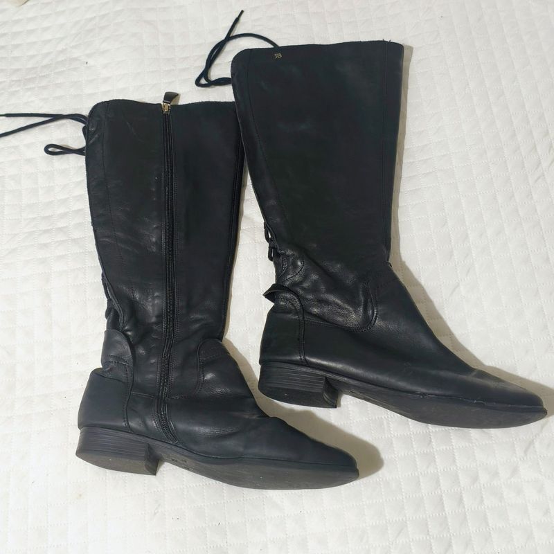 Bota Feminina Cano Longo Montaria Preta Raphaella Booz Tam 39