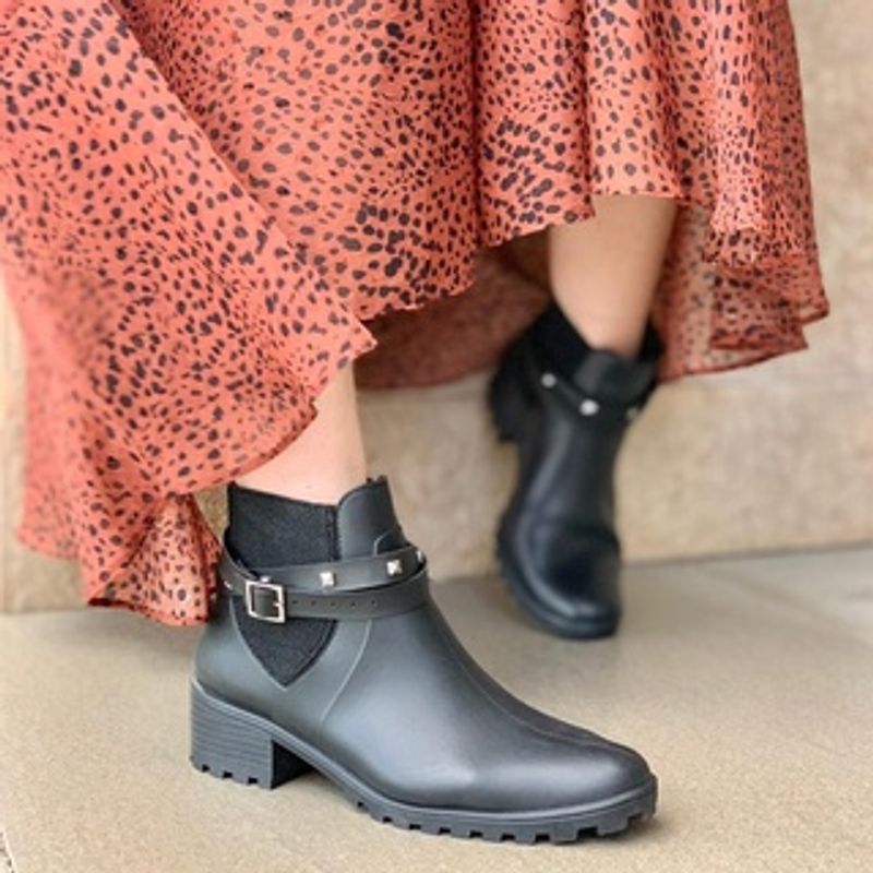 Bota de deals chuva feminina galocha