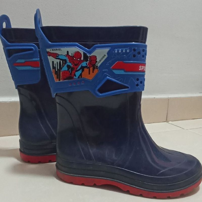 Bota galocha hot sale homem aranha