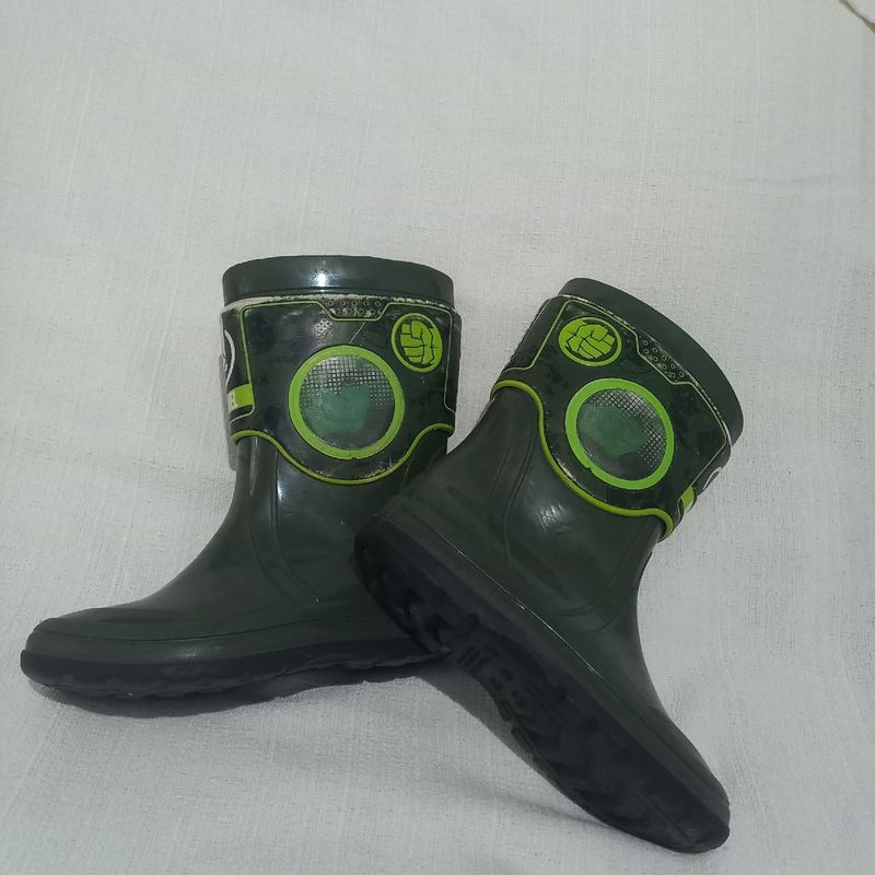 Bota infantil hot sale do hulk