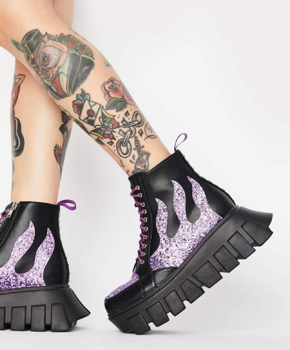 Bota Gótica Punk Dolls-kill Lamoda Dollskill | Bota Feminina Dolls Kill ...