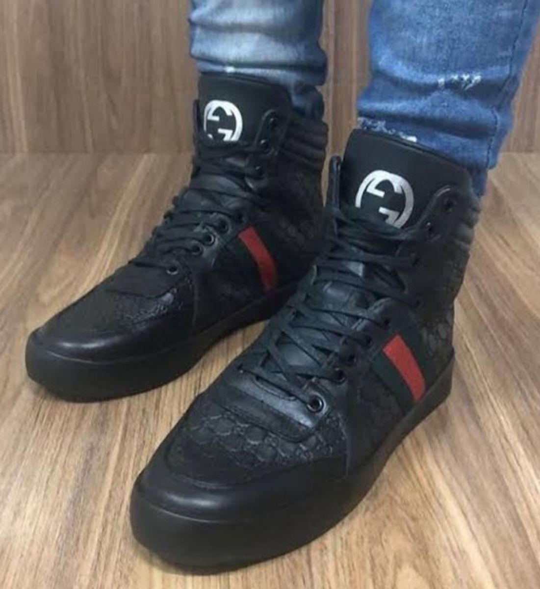 bota gucci masculina